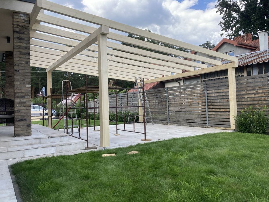 Zadaszenie tarasu, wiata, pergola