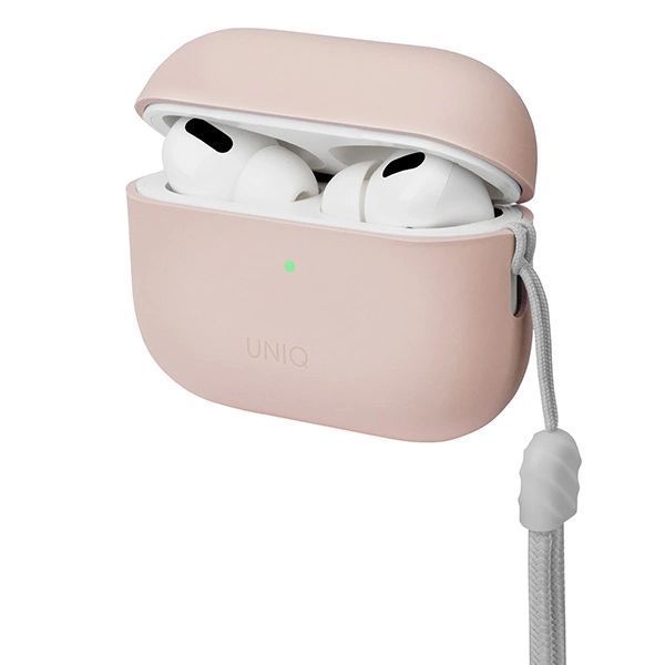 Etui Uniq Lino na AirPods Pro 2 - różowe