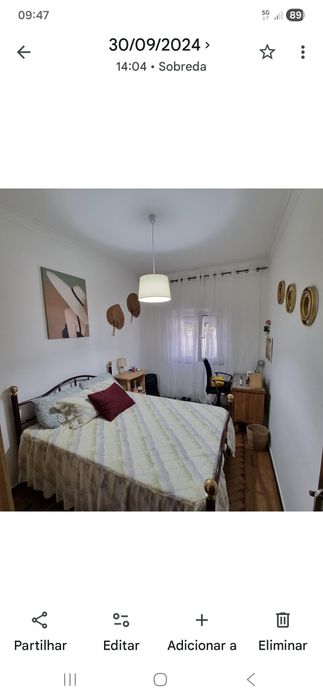 Quarto individual numa moradia partilhada
