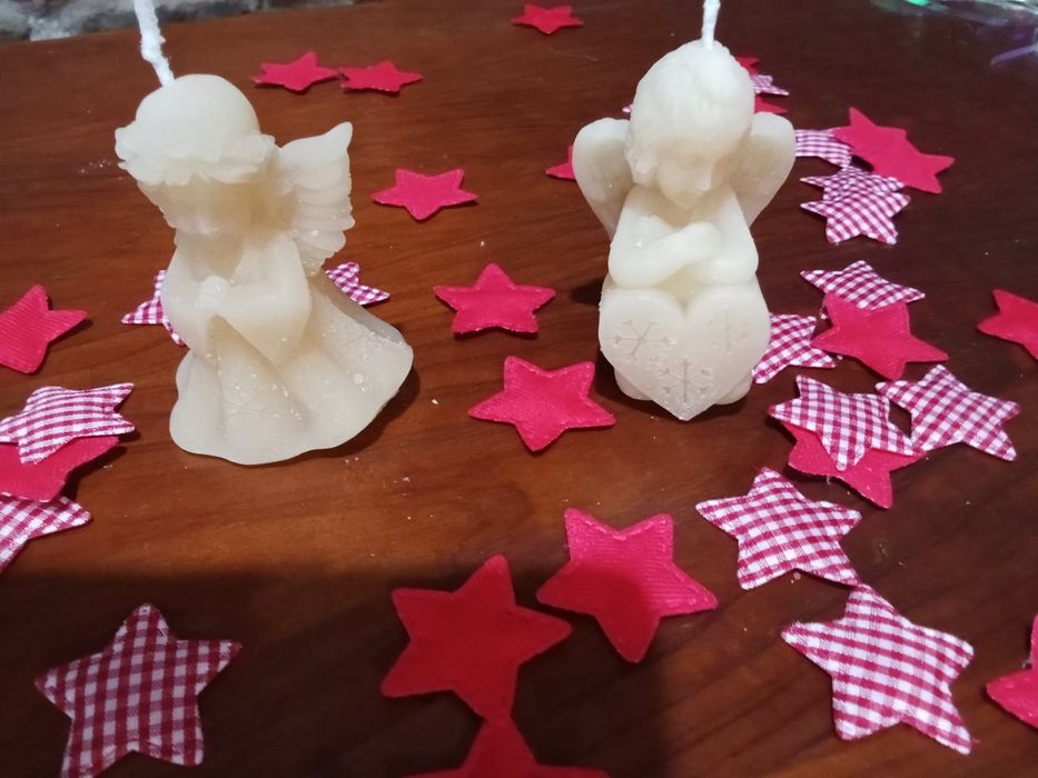 Velas decorativas.Artesanal.