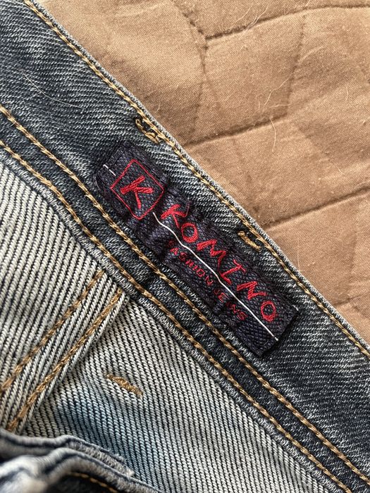 Granatowe spodnie jeansowe męskie Komino W36/XL/XXL
