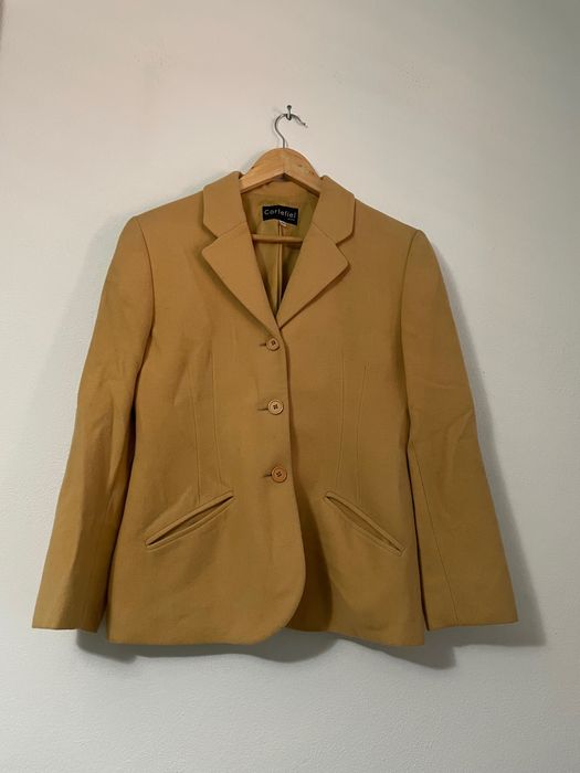 Blazer amarelo 75% lã