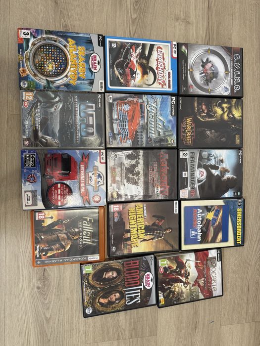 Gry PC 14 sztuk + gratis