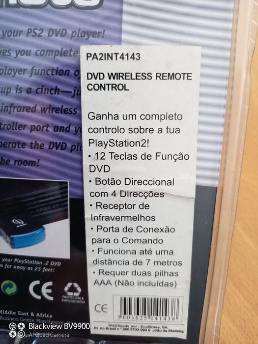 Comando DVD para PlayStation 2