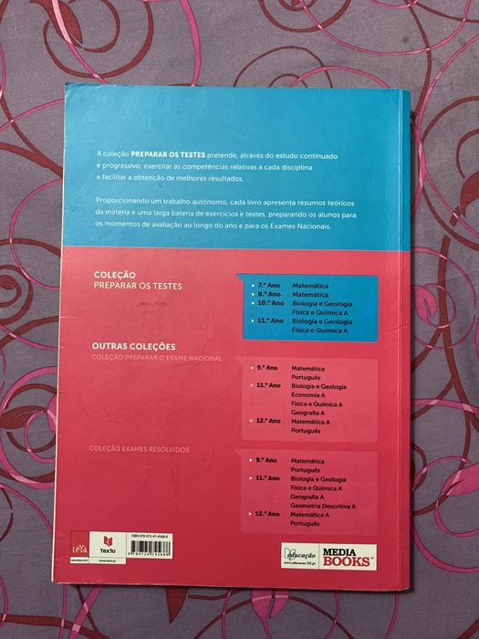 livro preparar os testes biologia e geologia 10. ano