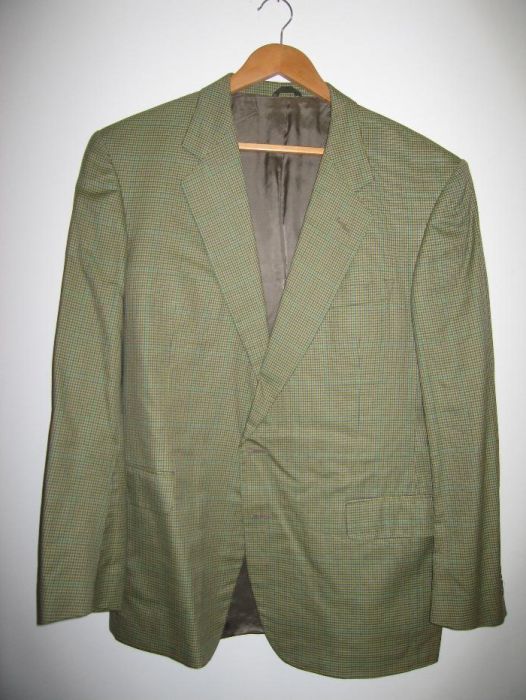 Blazer homem xadrez verde