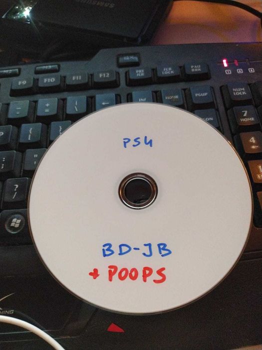 Płyta Blu Ray PS4 HenLoader 2.4b.18.9 9.00-13.00 Jailbreak Playstati