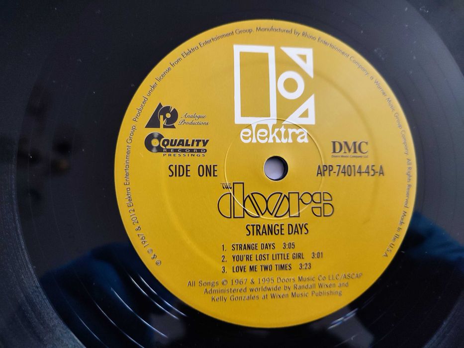 The Doors Strange Days 2LP 45RPM Analogue Productions