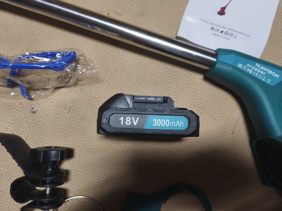 Kit aparador cortador de relva sem fios Mawiron Cropper