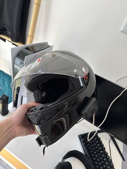 Capacete AGV K1 S + Cardo 2x + Chin Mount
