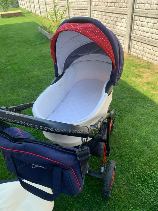 Wózek 3w1 nosidełko, gondola, spacerówka, adaptery; Camarelo Carera