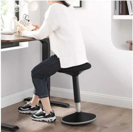 Stołek biurowy z pochyłem aktywne siedzenie ergonomiczny hocker