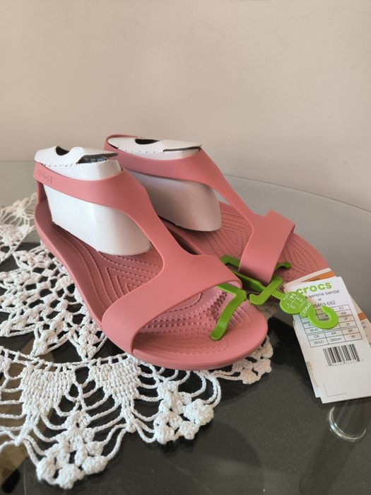 Croccs Serena sandal sandały 39-40 26 cm różowe nowe