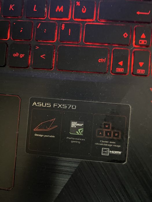 Asus FX570 usado + rato Hp