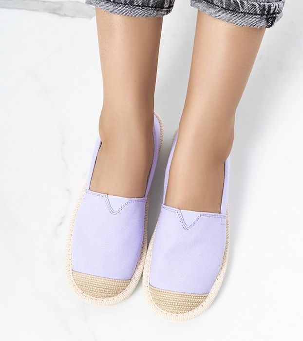 Fioletowe espadryle damskie Tanner