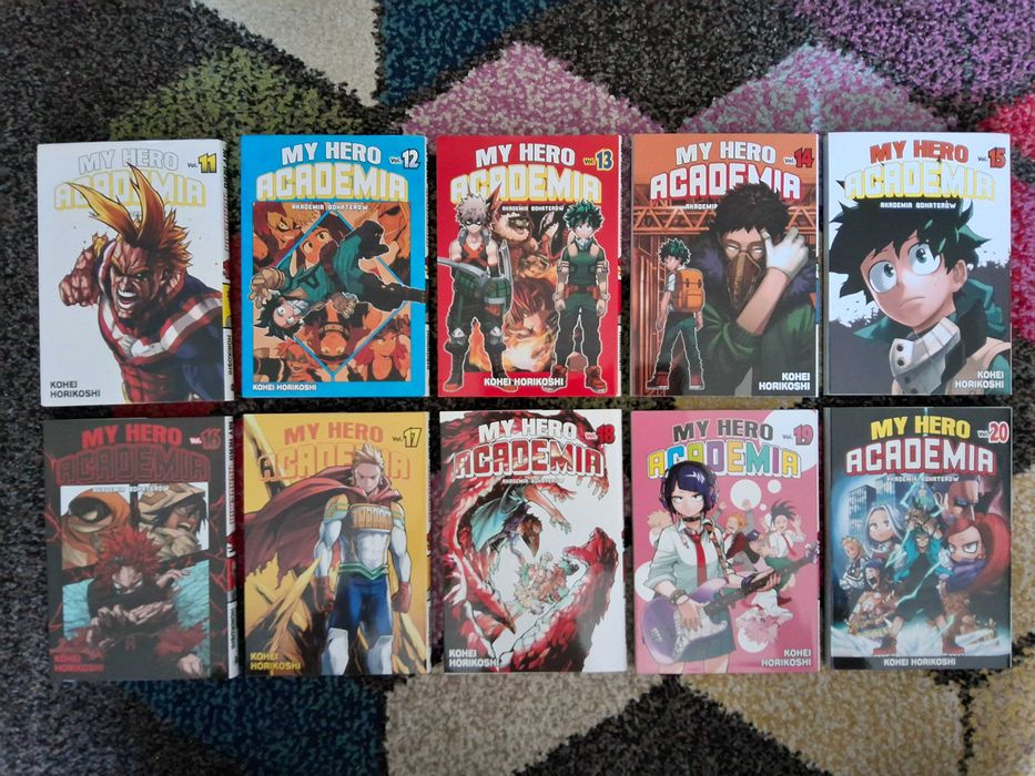 Mangi "My Hero Academia" - tomy 1-36