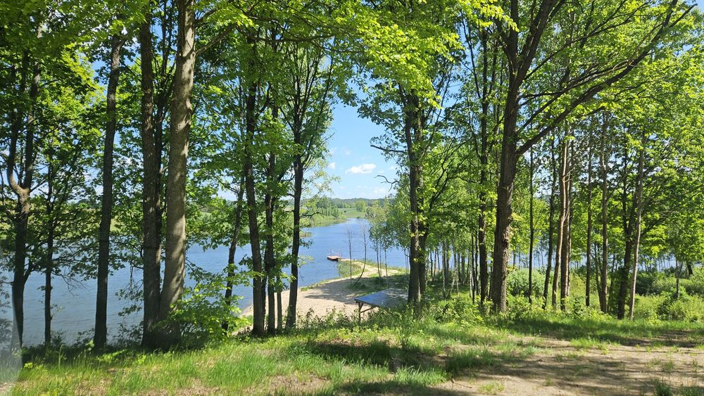 piękna działka nad jeziorem z warunkami zabudowy I udziałem w plaży - Więcej