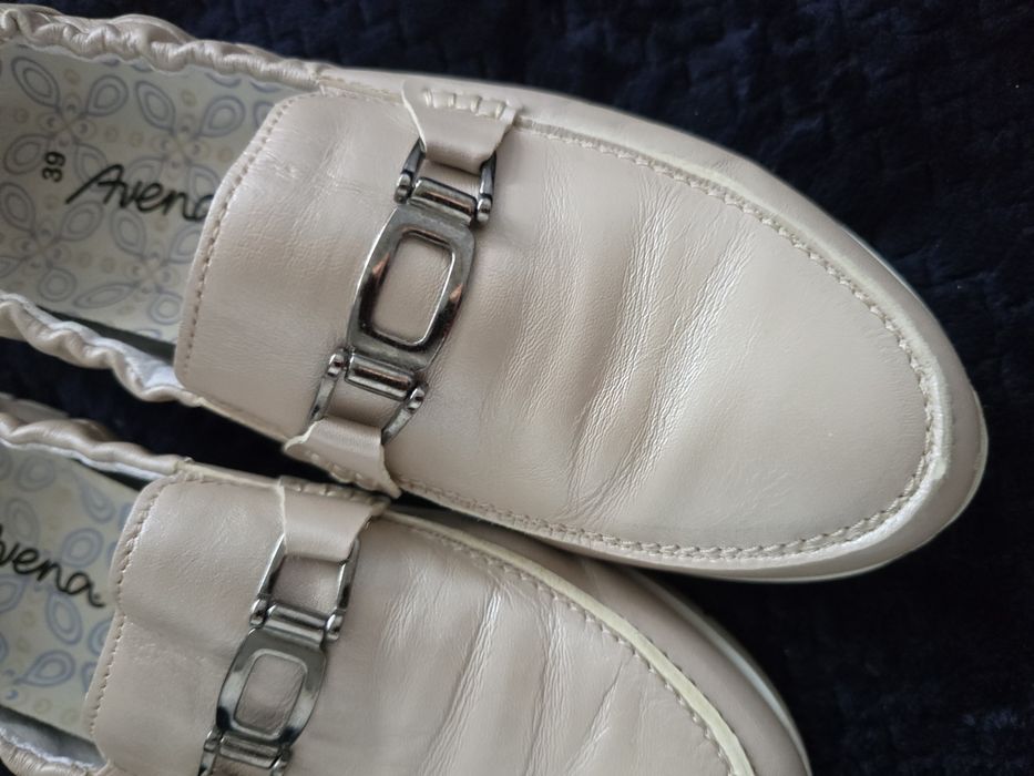 Avena skórzane buty 39