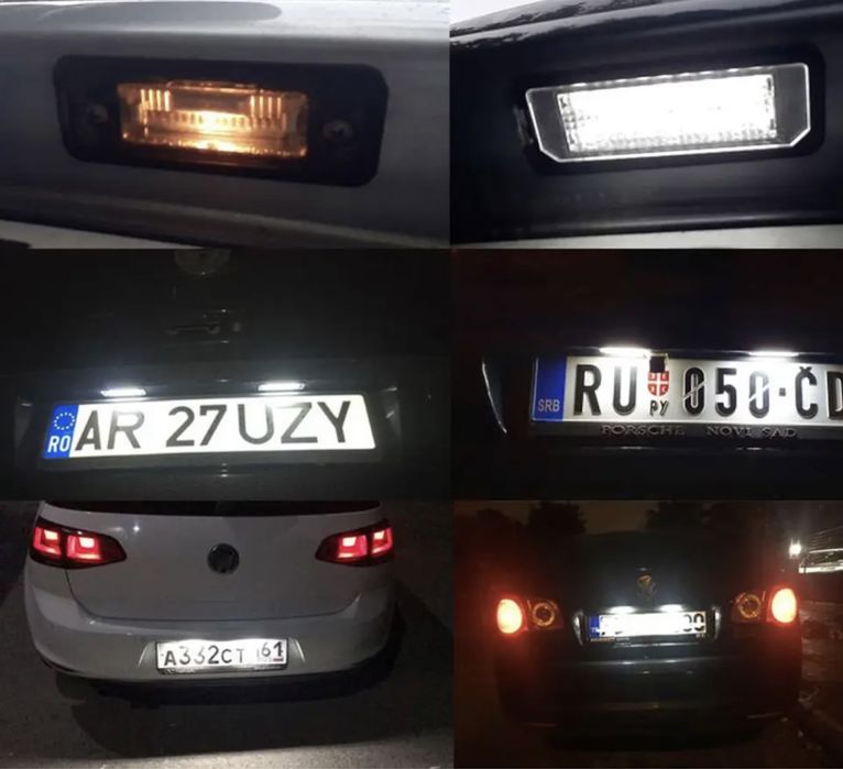 Подсветка номера LED VW golf 4 5 6 7 passat b6 CC