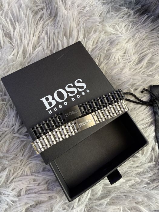 Чоловічий браслет Hugo Boss / стильний браслет Хуго Босс / брендовий чоловічий браслет Hugo Boss / браслет Хуго Босс