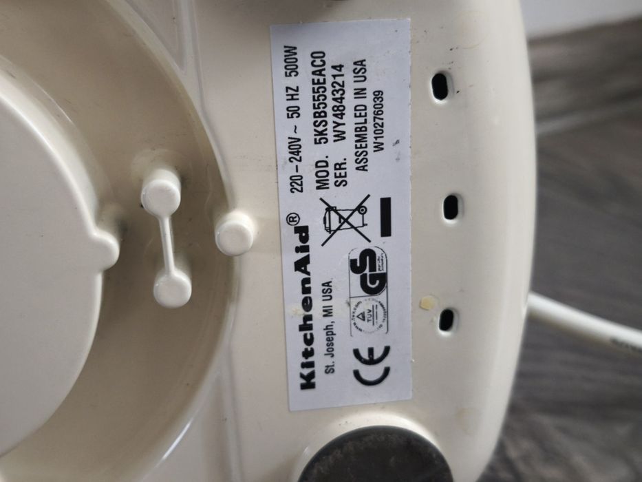 Kitchenaid artisan 5ksb555eaco blender kielichowy usa ecru
