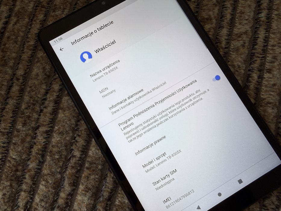 Tablet Lenovo Tab M8 z SIM