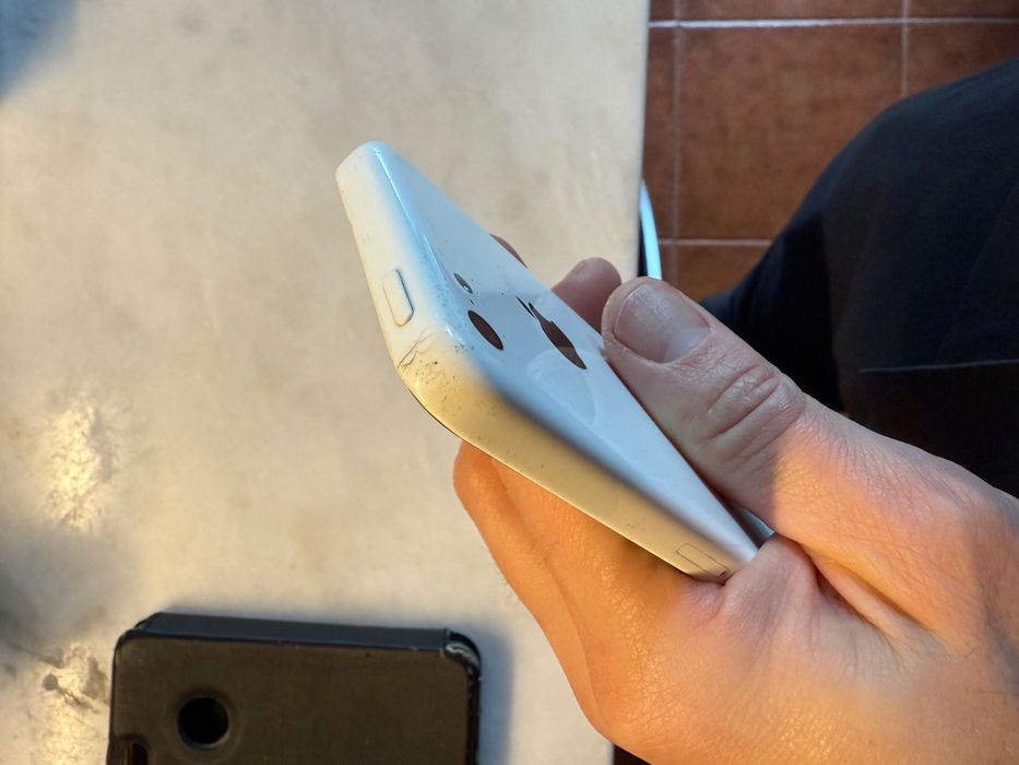 iPhone 5c branco usado para peças