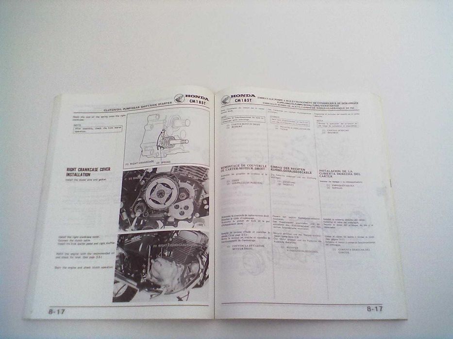 Manual Tecnico Oficial Honda CM 125T - 185T