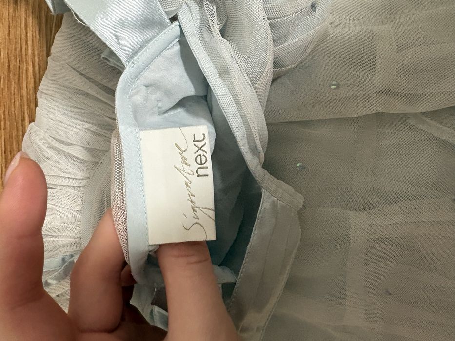 Платье детское Эльзы голубое 6 лет