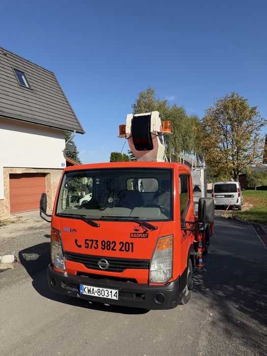 Nissan Cabstar RUTHMANN TB220 Podnośnik koszowy Zwyżka 22 metry 14 w bok Jak Wumag Palfinger Multitel