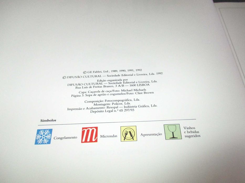 Livro Menus Completos Manuel Luís Goucha