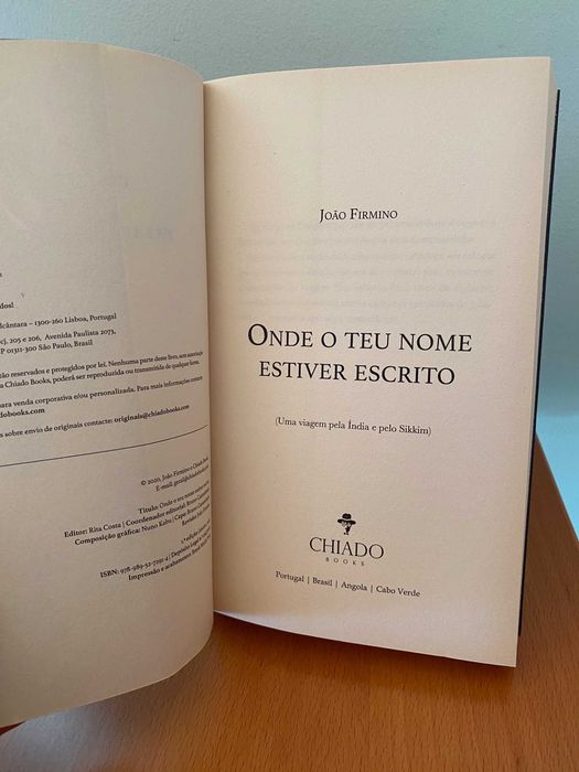 Onde o Teu Nome Estiver Escrito - João Firmino