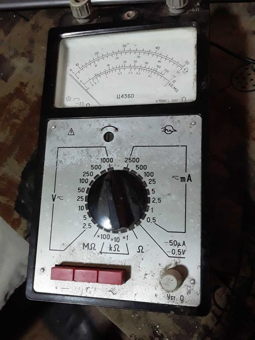 Ц4360 тестер, прибор комбинированный