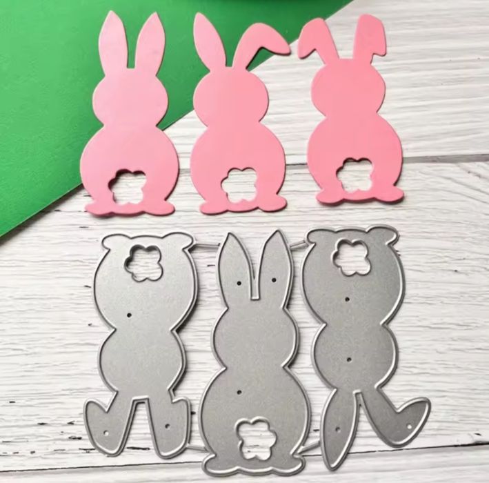 Wykrojnik wykrojniki królik zajączek Wielkanoc scrapbooking