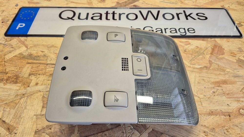 Plafonier teto Audi A4 B5 A3 8L facelift bege original luz vermelha