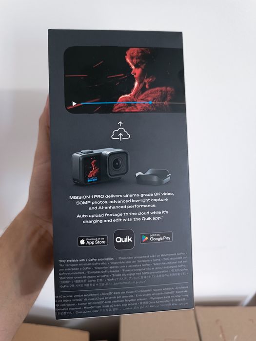 GoPro Mission 1 pro, екшн камера го про міссіон 1 про, екшн-камери GoPro високої якості зйомки