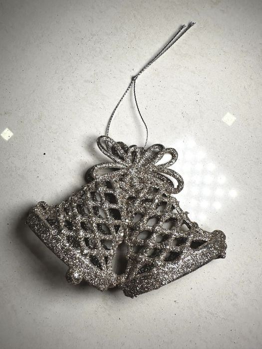 2 enfeites sinos 3D - novo