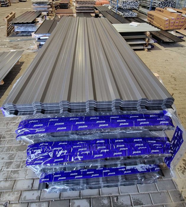 Blacha trapezowa T-18S gr. 0,75mm!! grafit 3mb - OD RĘKI !