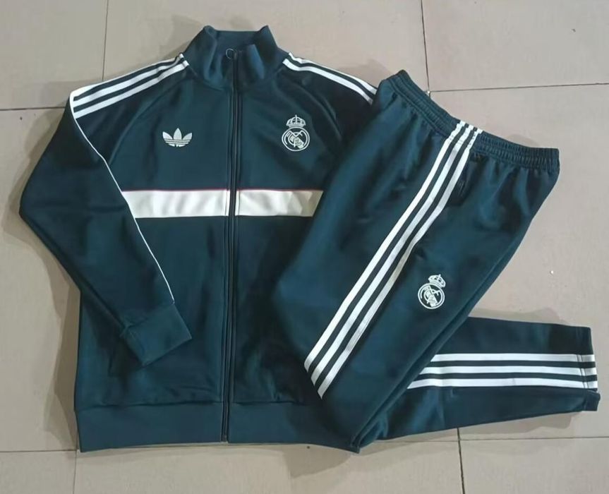 Real Madrid Tracksuit 2026/2027 Adidas Dark Green