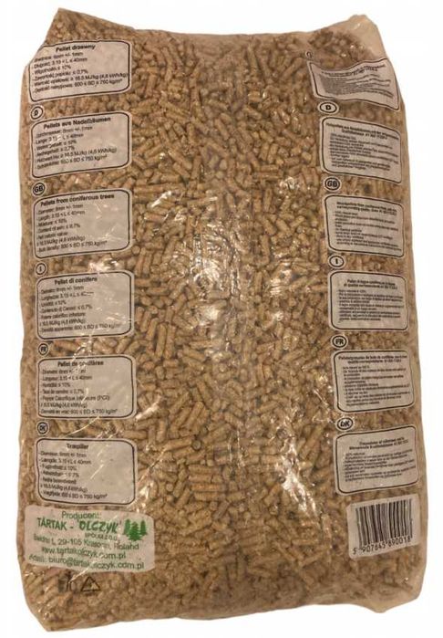 Pellet drzewny olczyk opał zimowy A1 ENplus - paleta 975 kg