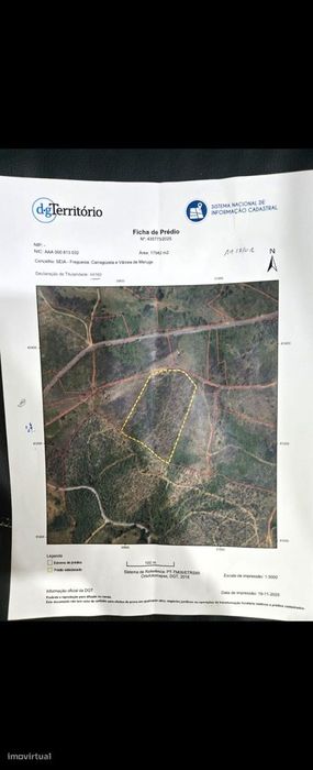 Terreno Florestal  ( Eucaliptal)  de 17942m² nos arredores de Seia