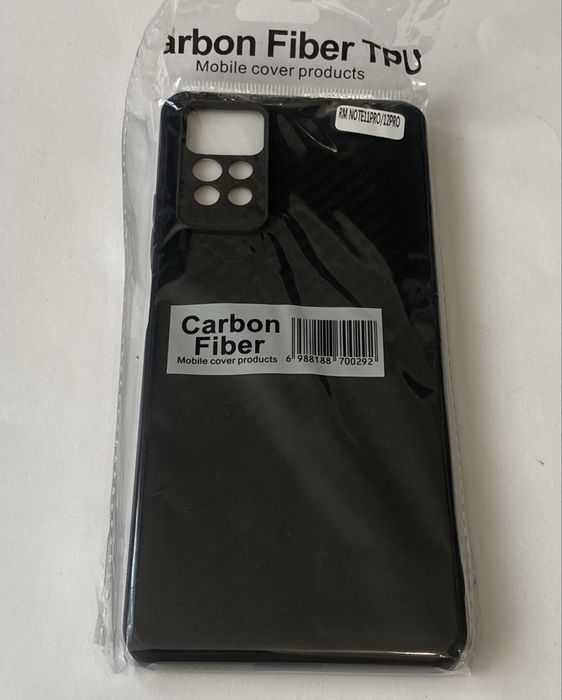 Чехол Xiaomi Redmi Note 12 Pro 4G Carbon Захисний Проиударний