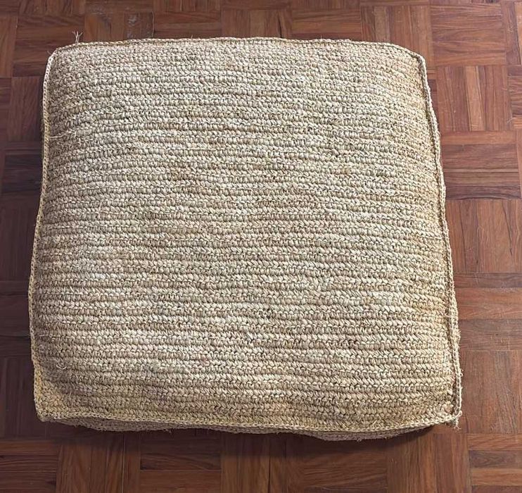 Almofada de chão para jardim em juta