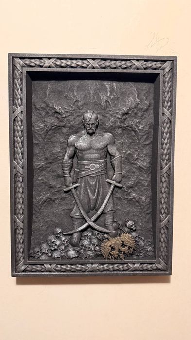 Деревʼяна картина ручної роботи з натурального дерева