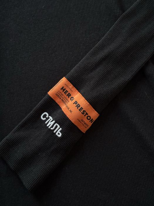 Водолазка без горла Стиль Heron Preston