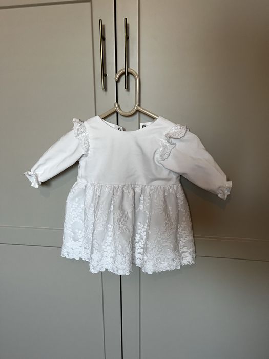 Ubranko do chrztu dla dziewczynki milulove rozmiar 68