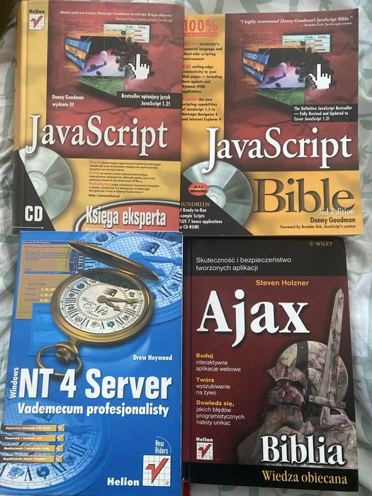 Ksiazki JavaScript, NT Server vademecum, Ajax Biblia