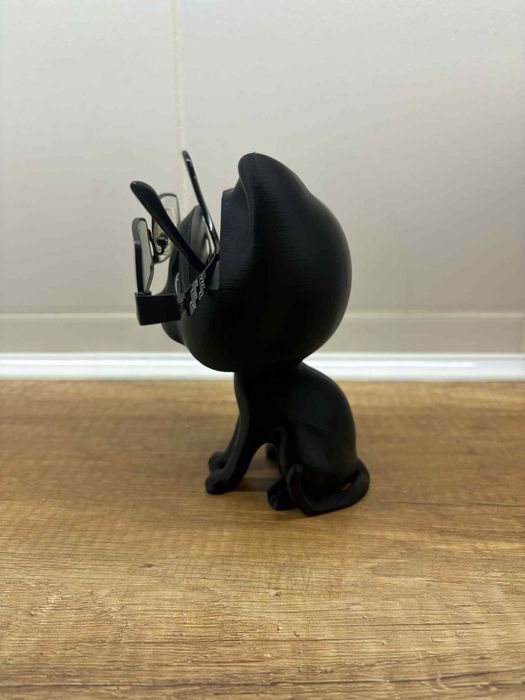 Kotek na okulary odłóż i są bezpieczne