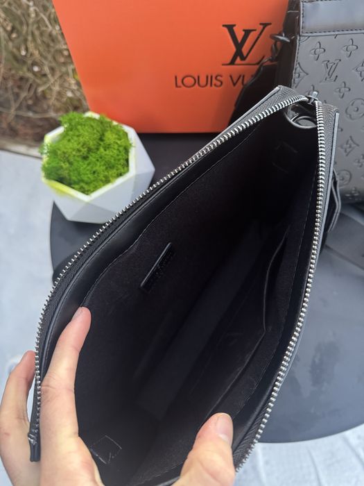 Сумка Louis Vuitton 2в1 чоловіча шкіряна месенджер Лв кожаный LV Луи