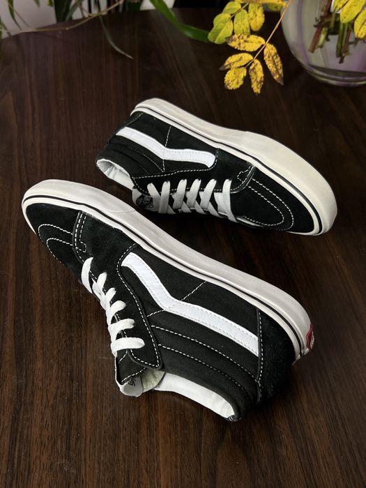 Vans Sk8-Mid old skool чорні замшеві 40 розмір
